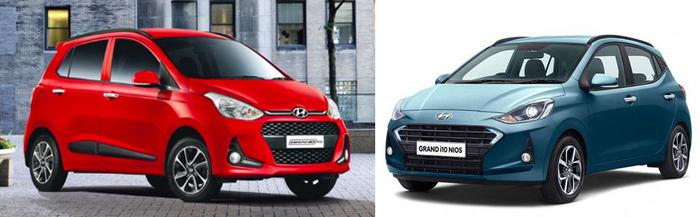 Hình Ảnh So Sánh Hyundai Grand i10 2020 với phiên bản cũ 13