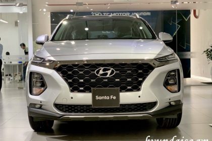 Hình ảnh Hyundai Santafe màu bạc