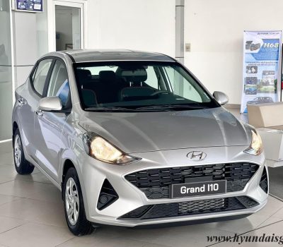 Hình ảnh Hyundai I10 Sedan 2021 màu bạc (Phiên bản AT)