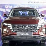 Hình ảnh Hyundai Tucson 2022 màu đỏ (bản tiêu chuẩn)