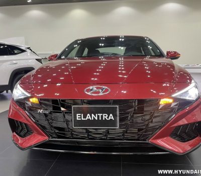 Hình ảnh Hyundai Elantra 2023 màu đỏ (bản Nline)
