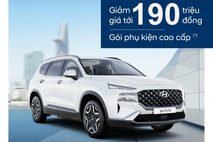 Bảng giá và ưu đãi xe Hyundai tháng 5/2023