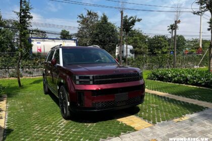 Hình ảnh Hyundai Santafe 2025 Màu Đỏ