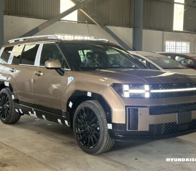 Hình ảnh Hyundai Santafe 2025 Màu Vàng Cát (Màu Nâu)