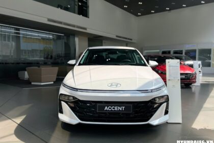 Hình Ảnh Xe Hyundai Accent 2025 Màu Trắng