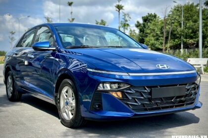 Hình Ảnh Hyundai Accent 2025 Màu Xanh
