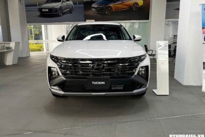 Hình Ảnh Xe Hyundai Tucson 2025 Màu Trắng